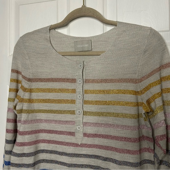 Zadig & Voltaire Hila Lurex Metallic Sweater - Picture 4 of 10